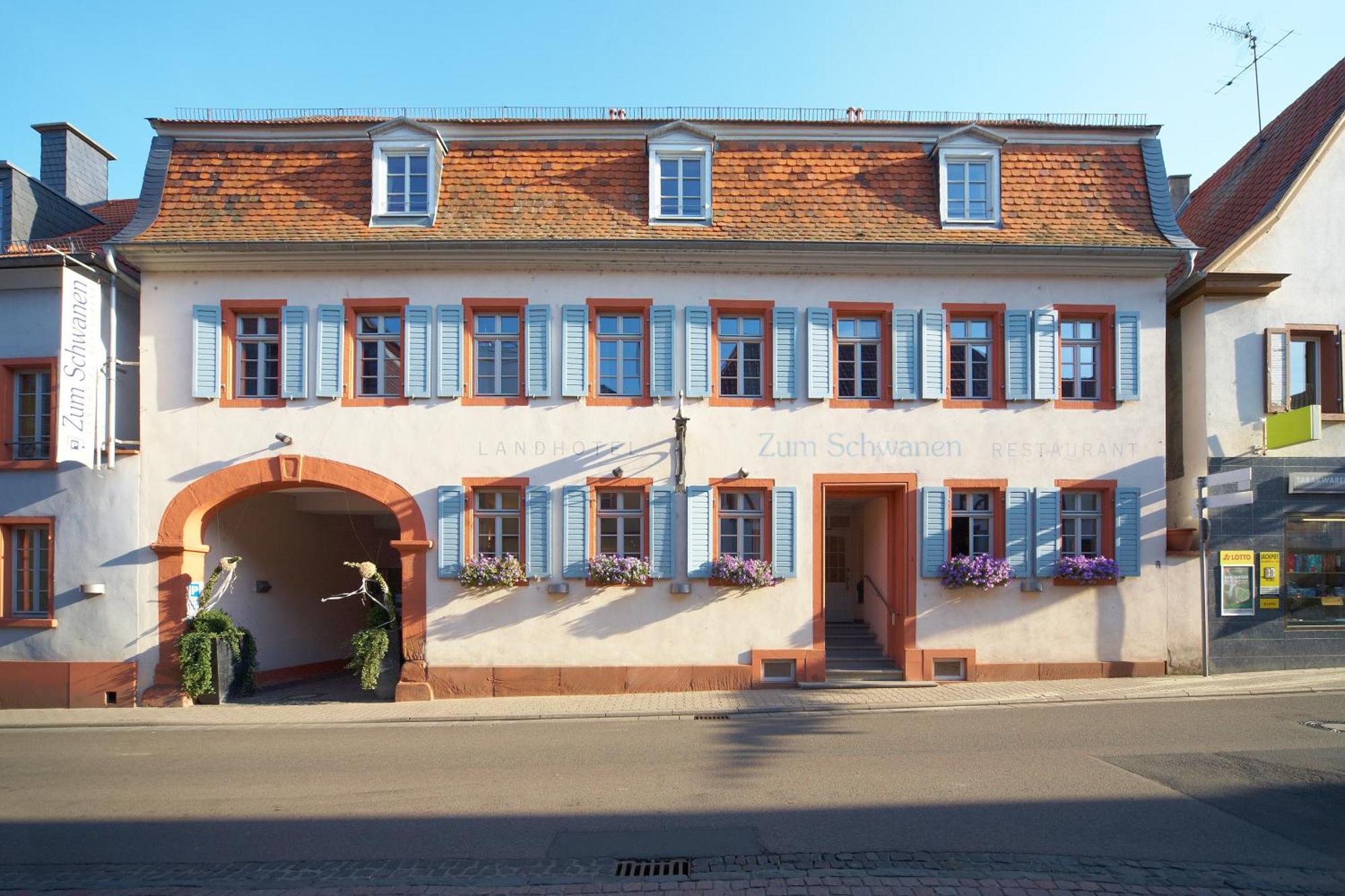 Landhotel Zum Schwanen Mit Restaurant Mona Liza Osthofen Экстерьер фото